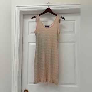 Chic Sleeveless Cream Mini Dress